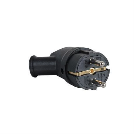 Byes 1X16A 220v Monofaze Kauçuk Kulplu Eğik Fiş IP44 ( 5 Adet ) - Resim 3