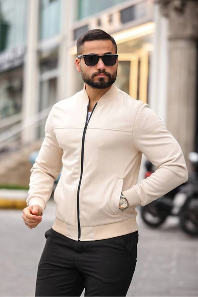 Unisex Süet Kolej Ceket - Günlük ve Spor Kombinlerin Vazgeçilmezi - Resim 10