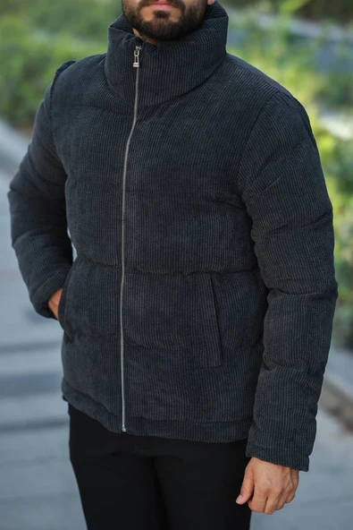 Şişme Kadife Basic Mont - 5