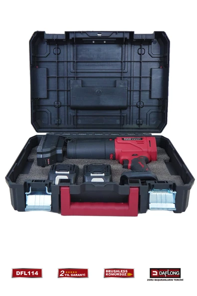 DAFLONG 21V KÖMÜRSÜZ HAVA ÜFLEME 32.000 RPM BAHÇE VE ARAÇ KURUTMA MANGAL HARLAMA DFL-114 - 4