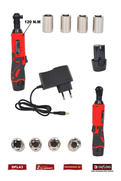 DAFLONG PRO 1/2 120NM ŞARJLI CIRCIR DFL-43 - 3