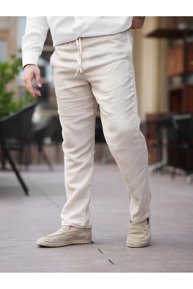 Müslin Kumaş Hafif Rahat Jogger