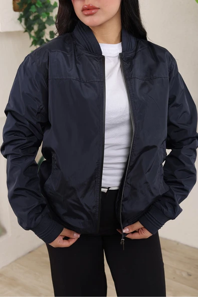 KADIN TAM KALIP BOMBER CEKET - 4