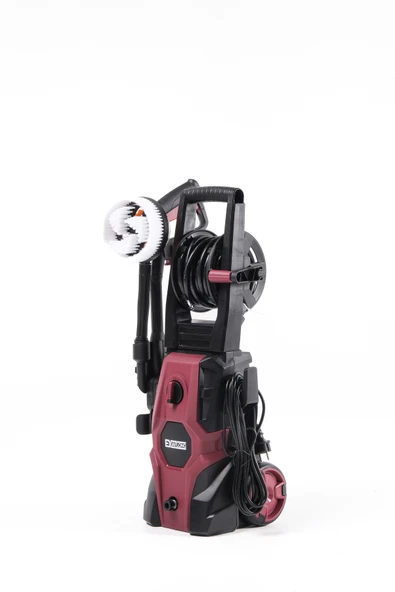 DAFLONG 180 BAR 2000W PROFESYONEL YUMUŞAK TEMİZLEME FIRÇALI YÜKSEK BASINÇLI ARAÇ YIKAMA MAKİNASI - Resim 3