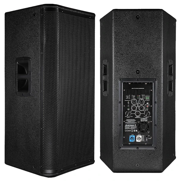 Shile E12S 12" 2000 Watt 2 Yollu Profesyonel Aktif Kabin Hoparlör