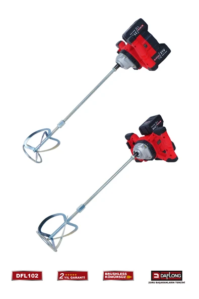 DAFLONG PROFESYONEL KÖMÜRSÜZ ŞARJLI BOYA HARÇ KARIŞITIRICI DFL-102 - Resim 2