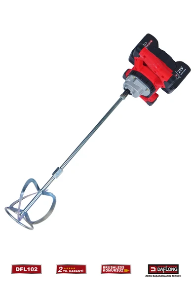 DAFLONG PROFESYONEL KÖMÜRSÜZ ŞARJLI BOYA HARÇ KARIŞITIRICI DFL-102 - Resim 3