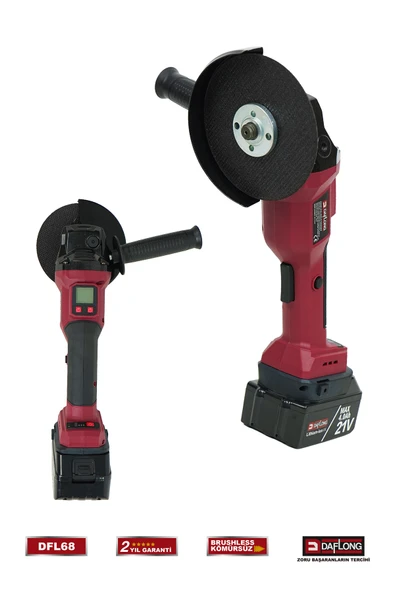 DAFLONG DİJİTAL EKRANLI DİJİTAL AYARLANABİLİR DEVİR AYARLI SPİRAL TAŞLAMA PASTA CİLA MAKİNASI DFL-68 - 3