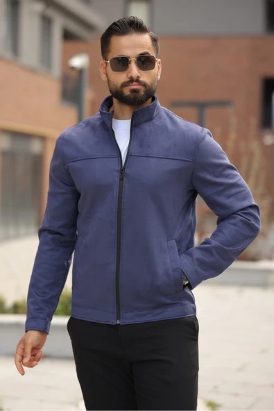Basic Baharlık Süet Ceket - Sade ve Şık Stil - 3