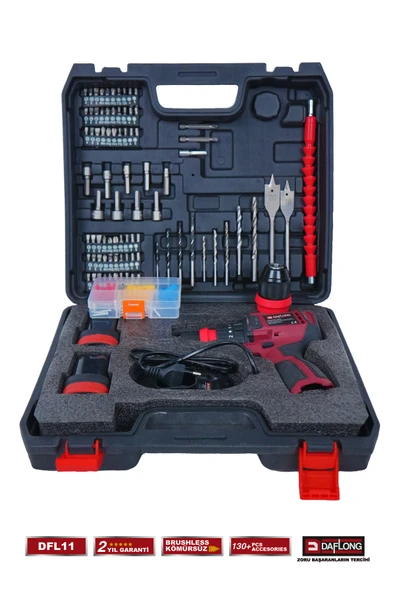 DAFLONG PRO DİJİTAL EKRANLI DİJİTAL AYARLANABİLİR HIZLI ÇELİK MANDREN ARMUT BATARYA+MANDREN HEDİYELİ DFL-11 - 4