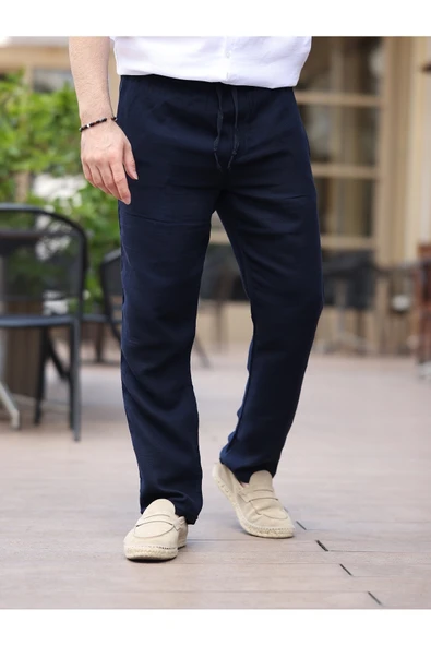 Müslin Kumaş Hafif Rahat Jogger - 5