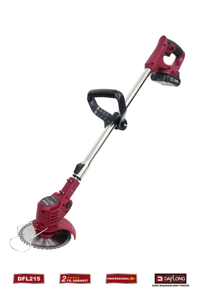 DAFLONG PROFESSİONEL ŞARJLI ÇİM BİÇME TIRPAN MAKİNASI DFL-215 - 3