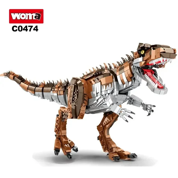 WOMA TOYS C0474 T-Rex Dinozor Blok Seti PCS:2111 :PARÇA