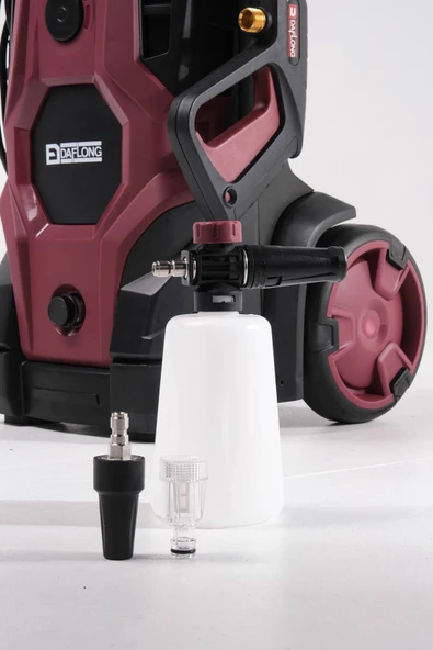 DAFLONG 250 BAR İNDİKSİYON MOTORLU PROFESYONEL YÜKSEK BASINÇLI YIKAMA MAKİNASI - Resim 6