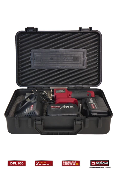DAFLONG PRO 15 PİLLİ ÇİFT BATARYALI ŞARJLI PVC BORU KAYNAK MAKİNASI DFL-100 - 4