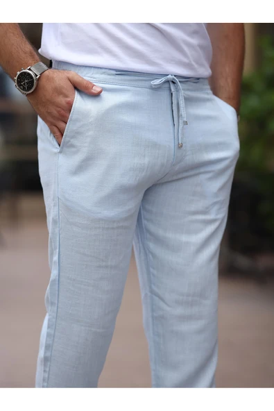 Keten Jogger Pantolon - 10