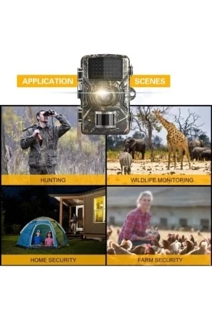 Fotokapan Kamera 12mp 1080p Doğa Ve Outdoor Gece Görüşlü Kamera Su Geçirmez - Resim 4