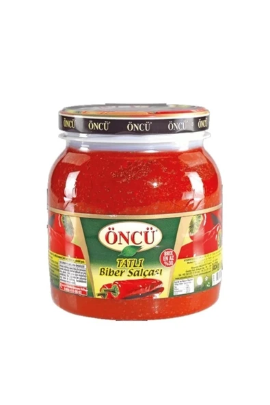 Öncü Tatlı Biber Salçası Cam Pet 1650 Gr
