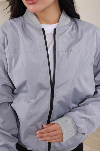 Bomber Kolej Su Geçirmez Ceket - 8