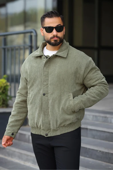 Unisex Yeni Sezon Kapitone Dolgulu Oversize Vintage - 3