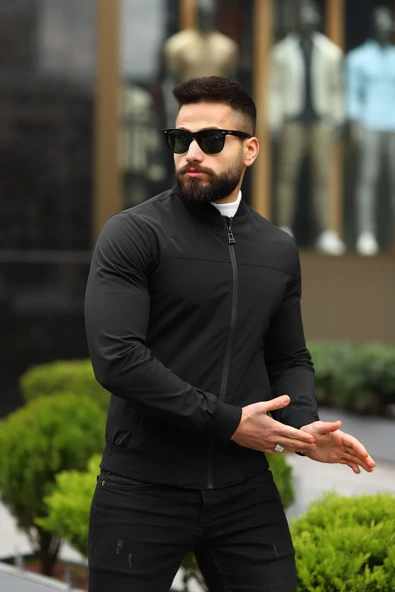 ERKEK BOMBER CEKET - Resim 3