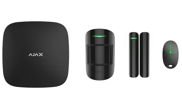 AJAX  StarterKit 4G, Kablosuz, Alarm Kiti, SIYAH - 2
