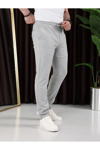 Duble Paça Likralı Jogger Pantolon - 2