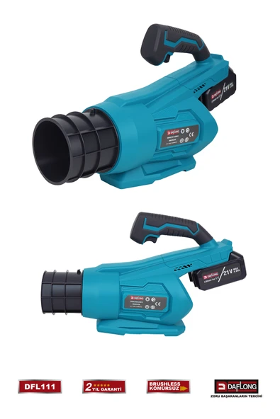 DAFLONG PROFESYONEL KÖMÜRSÜZ MOTOR 35000RPM ŞARJLI HAVA ÜFLEME DFL-111 - Resim 2
