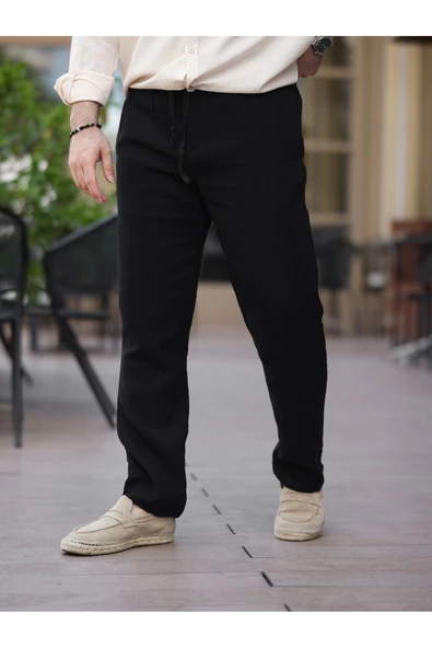 Müslin Kumaş Hafif Rahat Jogger - 9