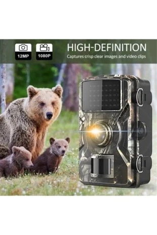 Fotokapan Kamera 12mp 1080p Doğa Ve Outdoor Gece Görüşlü Kamera Su Geçirmez - Resim 6