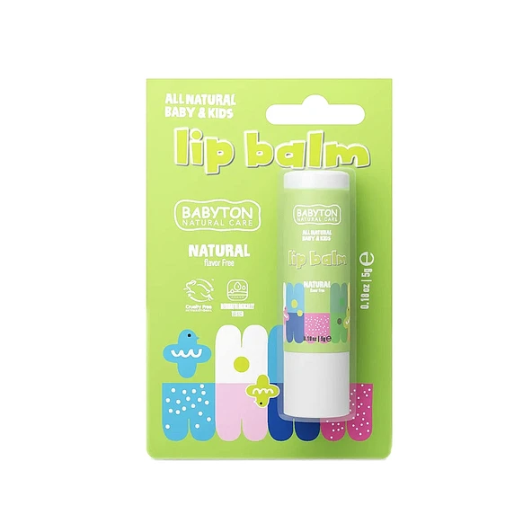 Babyton Natural Doğal Aromasız Dudak Nemlendirici 5 gr