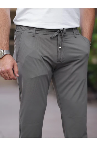 Ultra Hafif İnce Esnek Slim Fit Jogger - 4