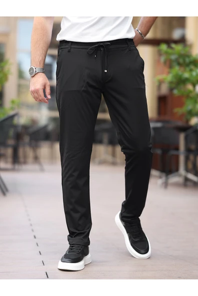 Ultra Hafif İnce Esnek Slim Fit Jogger - 10
