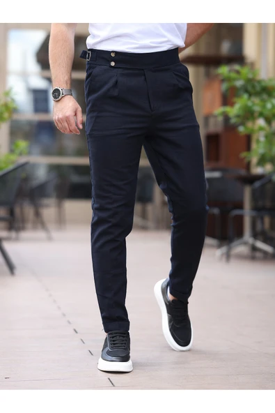 Keten Old Money Pantolon - 8