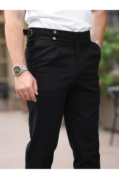 Keten Old Money Pantolon - 3