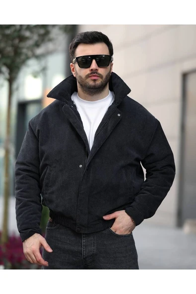 UNİSEX Kadife Baharlık Vinatage Oversize Ceket - 2