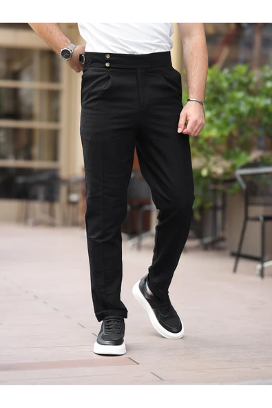 Keten Old Money Pantolon - 4