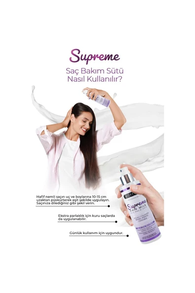 Morfose Supreme Saç Bakım Sütü 300 Ml - 3