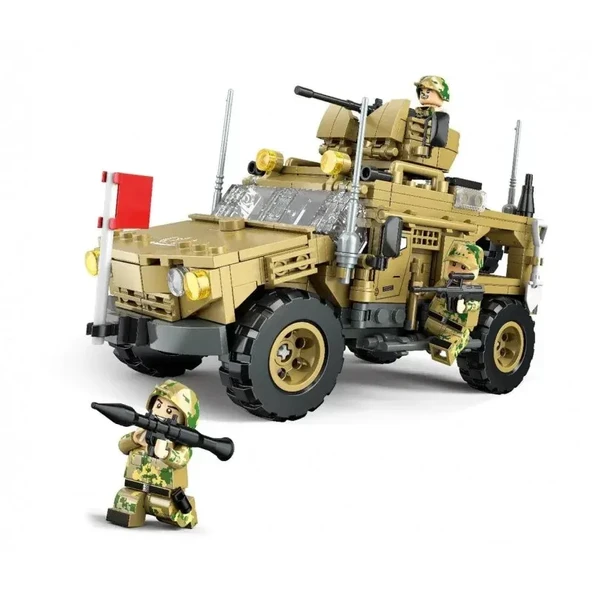 C0843 WOMA Çin askeri SUV Savaşçısı PCS:488 PARÇA