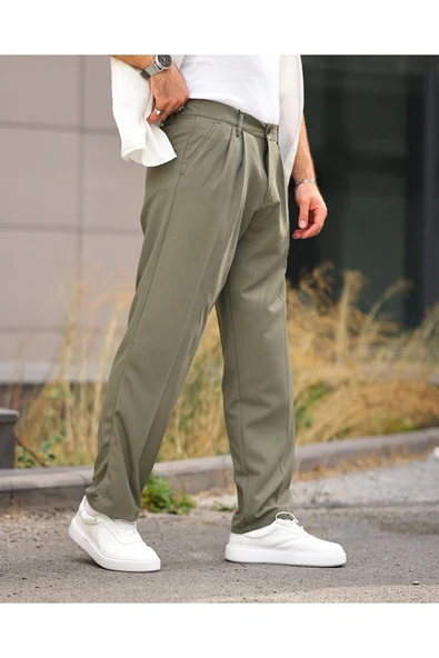 Baggy Kumaş Pantolon - 8