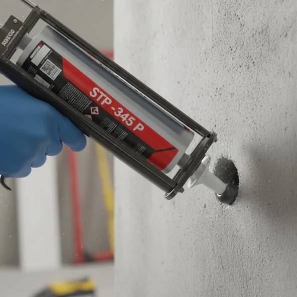 Polyester Bazlı Kimyasal Dübel 345 ml Profesyonel Ankraj Malzemesi Polyester Bazlı Kimyasal Dübel - Resim 3