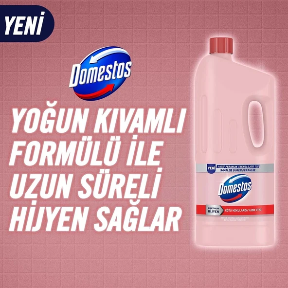 Domestos Çamaşır Suyu Beyaz Sabun Ferahlığı 1850 Ml - Resim 3