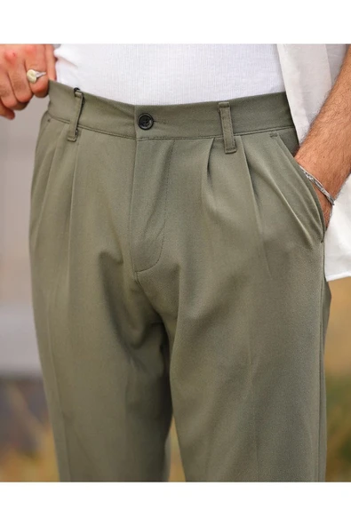 Baggy Kumaş Pantolon - 9