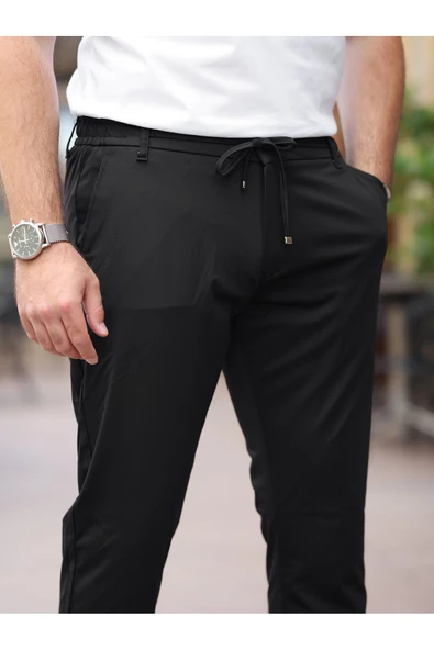 Ultra Hafif İnce Esnek Slim Fit Jogger - 12