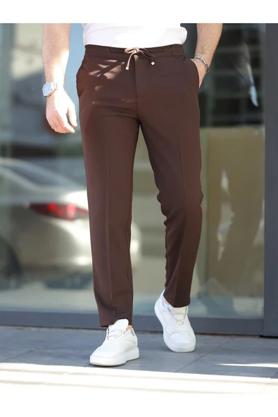 Slim Fit Likralı Jogger Pantolon - 4