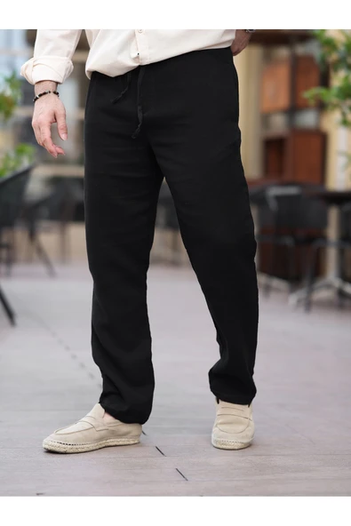 Müslin Kumaş Hafif Rahat Jogger - 7