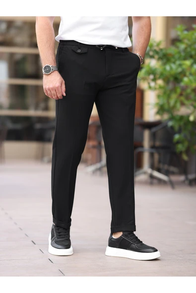 Ütü Gerektirmeyen Slim Fit Gofre Jogger - 3