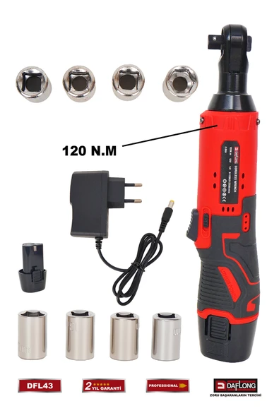 DAFLONG PRO 1/2 120NM ŞARJLI CIRCIR DFL-43