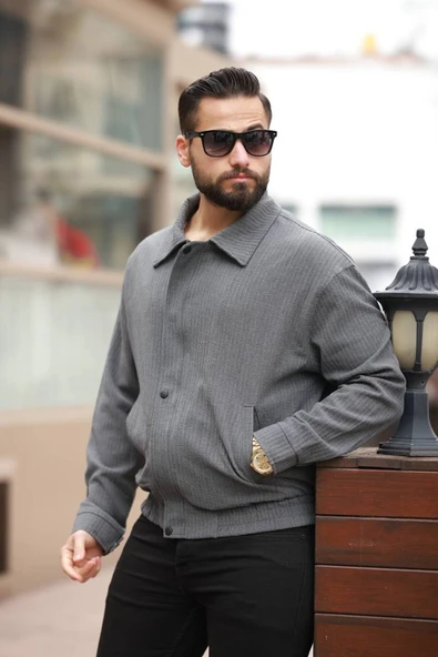 Unisex Yeni Sezon Kapitone Dolgulu Oversize Vintage - 9