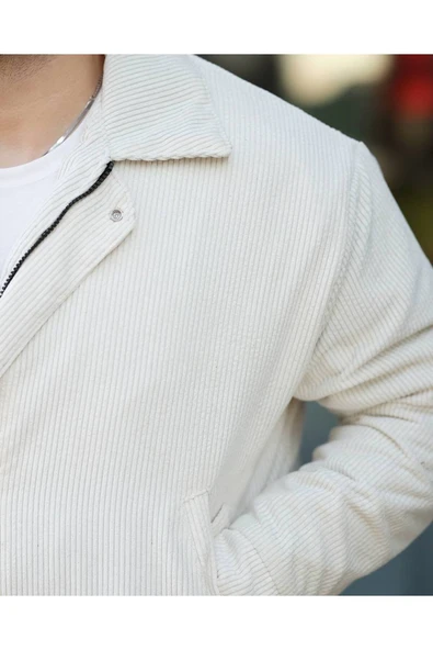 UNİSEX Kadife Baharlık Vinatage Oversize Ceket - 6